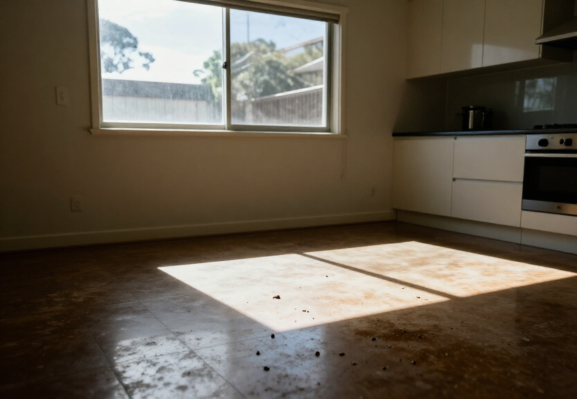 Ant infestation in a Cheltenham kitchen before treatment